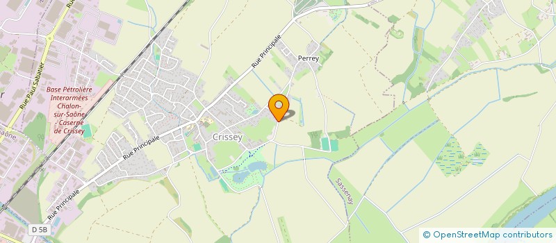 localisation de l'entreprise ECURIE ALBERT MATHEY  CRISSEY