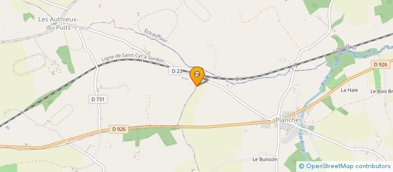 localisation de l'entreprise ECURIE ALEXANDRE BUISSON à LES AUTHIEUX-DU-PUITS