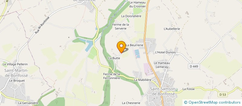 localisation de l'entreprise ECURIE ALEXIS GAUTIER  BOURGVALLEES