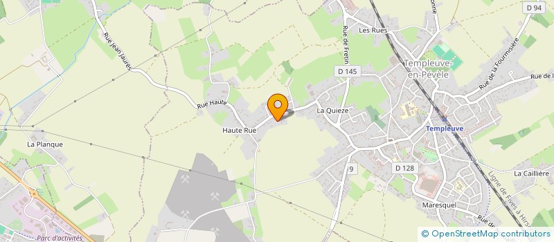 localisation de l'entreprise ECURIE ALEXIS LHEUREUX à TEMPLEUVE-EN-PEVELE