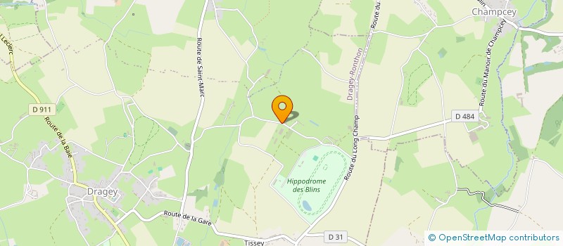 localisation de l'entreprise ECURIE ANTOINE SALIOT  DRAGEY-RONTHON