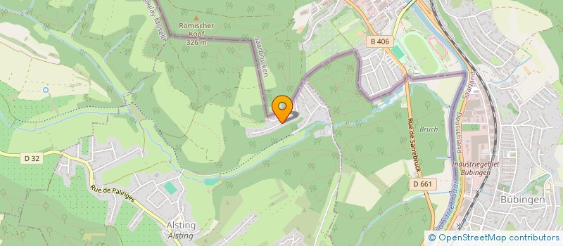 localisation de l'entreprise ECURIE AU CHEVAL BLEU  ALSTING