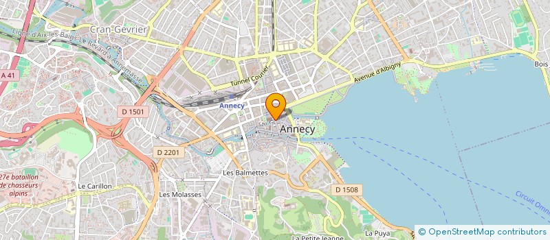 localisation de l'entreprise ECURIE AVANTAGES à ANNECY