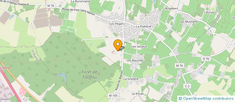 localisation de l'entreprise ECURIE BEAUSEJOUR à VERTOU