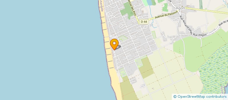 localisation de l'entreprise ECURIE BRED TO WIN SOCIETE CIVILE  AGON-COUTAINVILLE