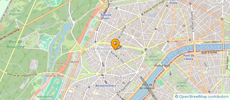 localisation de l'entreprise ECURIE BRUNET  PARIS