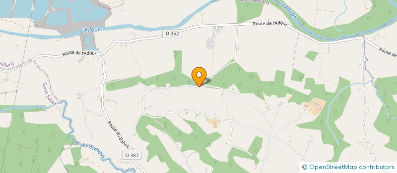 localisation de l'entreprise ECURIE CADETS DE GASCOGNE  MONTGAILLARD