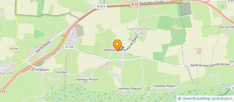 localisation de l'entreprise ECURIE CALI  SAINT-GERMAIN-DU-PERT