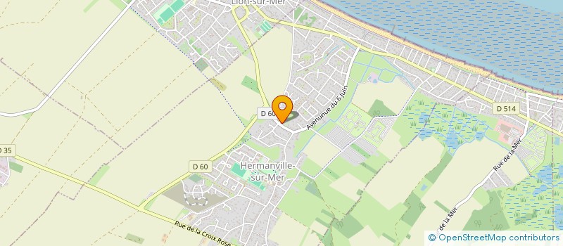 localisation de l'entreprise ECURIE CANE à HERMANVILLE-SUR-MER