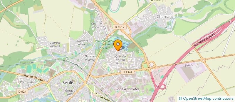 localisation de l'entreprise ECURIE CARACOLE  SENLIS