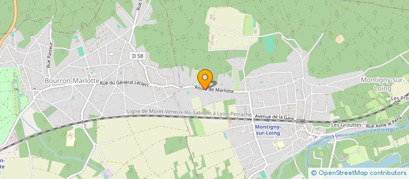localisation de l'entreprise ECURIE CARINE ZAPPELLA à MONTIGNY-SUR-LOING