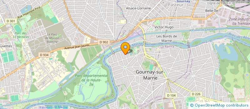 localisation de l'entreprise ECURIE CELLA à GOURNAY-SUR-MARNE