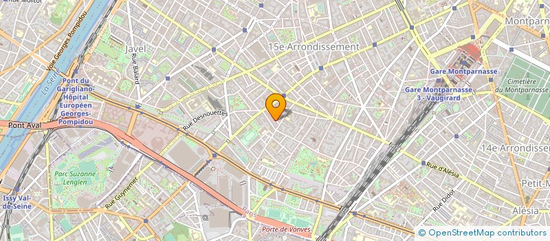 localisation de l'entreprise ECURIE CENTRALE à PARIS