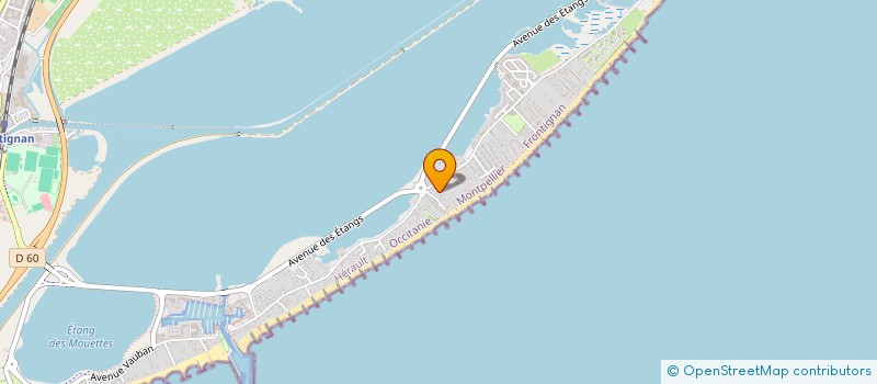 localisation de l'entreprise ECURIE CEVENNES VENTOUX COMPETITION à FRONTIGNAN