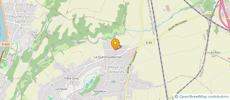 localisation de l'entreprise ECURIE CHARRET  CAILLOUX-SUR-FONTAINES