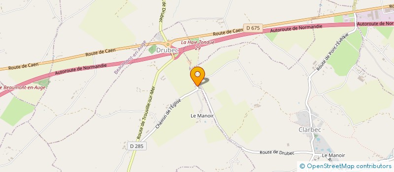 localisation de l'entreprise ECURIE CHRISTOPHE GERMAN  PIERREFITTE-EN-AUGE