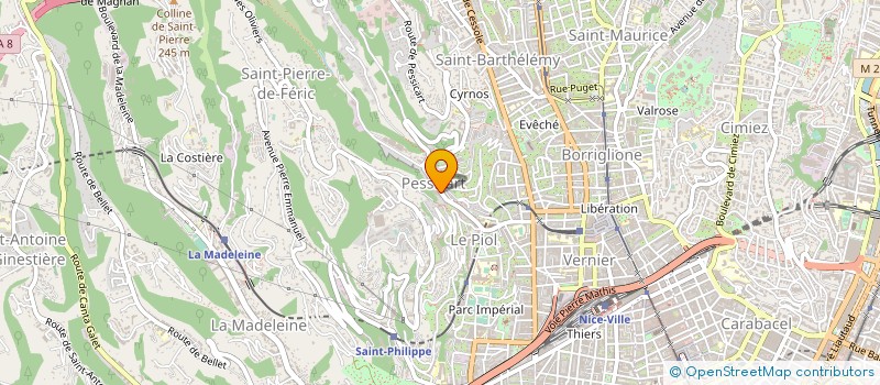 localisation de l'entreprise ECURIE CLARATEAM  NICE