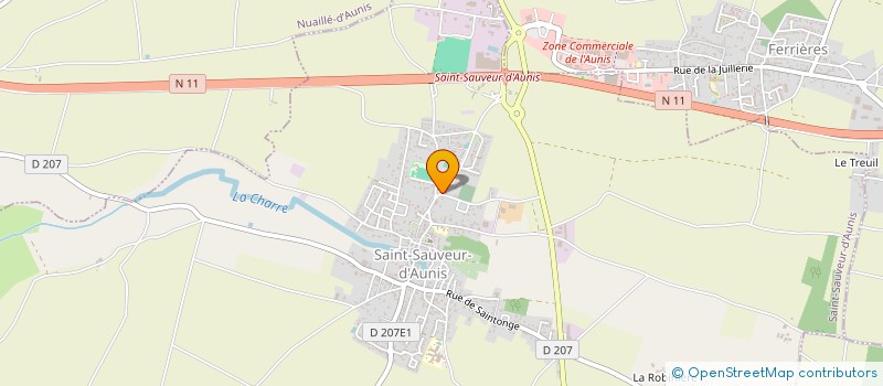 localisation de l'entreprise ECURIE CLEMENCE LESCONNEC  SAINT-SAUVEUR-D'AUNIS