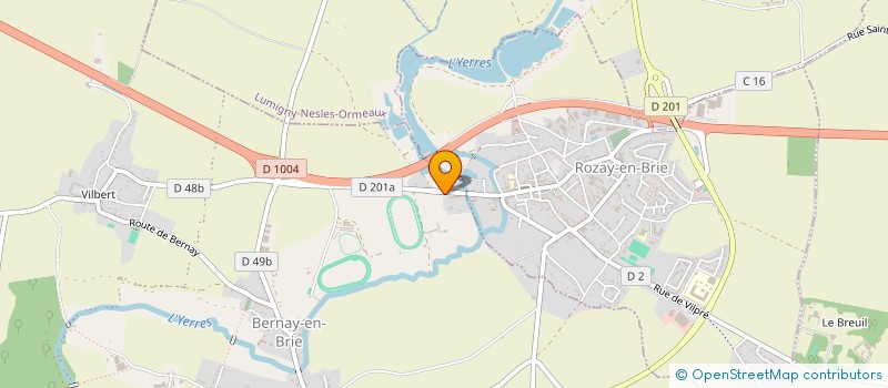 localisation de l'entreprise ECURIE CMV DARBY STABLE  BERNAY-VILBERT