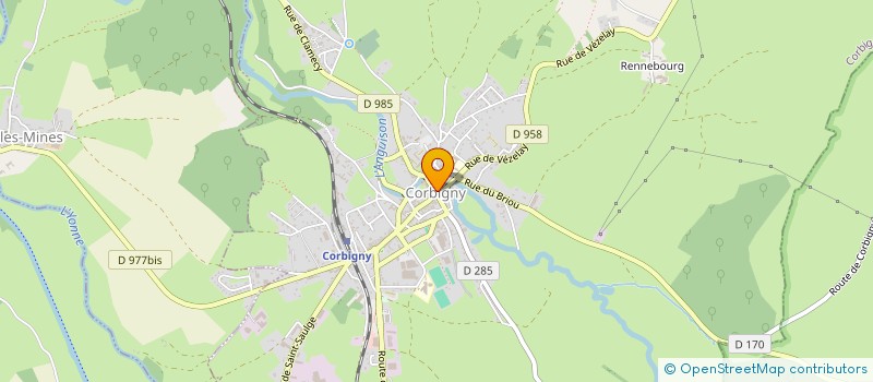 localisation de l'entreprise ECURIE CORBIGNY AUTO  CORBIGNY