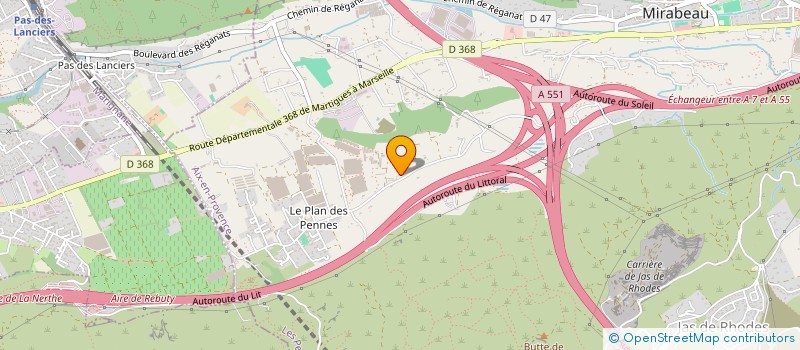 localisation de l'entreprise ECURIE D 'AMETHYSTE à LES PENNES-MIRABEAU