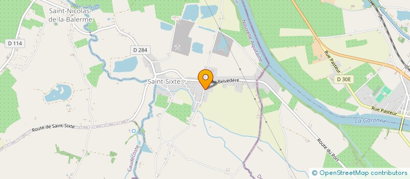 localisation de l'entreprise ECURIE D'AYROLLES  SAINT-SIXTE