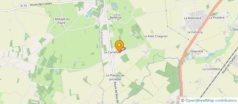 localisation de l'entreprise ECURIE D'EN FER  GARNACHE (LA)