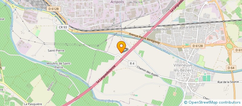 localisation de l'entreprise ECURIE D'OR à VILLENEUVE-LES-BEZIERS