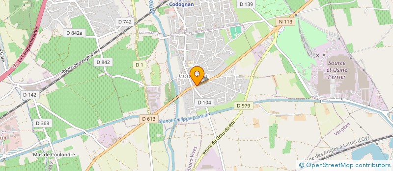 localisation de l'entreprise ECURIE DANSE AVEC LUI  CODOGNAN