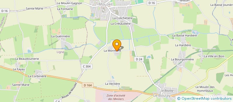 localisation de l'entreprise ECURIE DE BAUD  MOUZEIL
