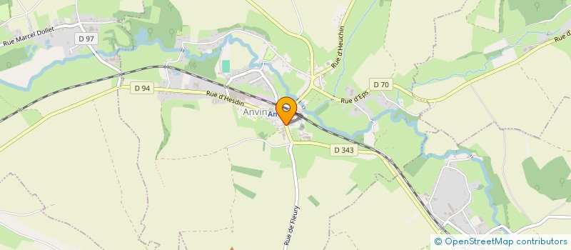 localisation de l'entreprise ECURIE DE BERGUENEUSE  ANVIN