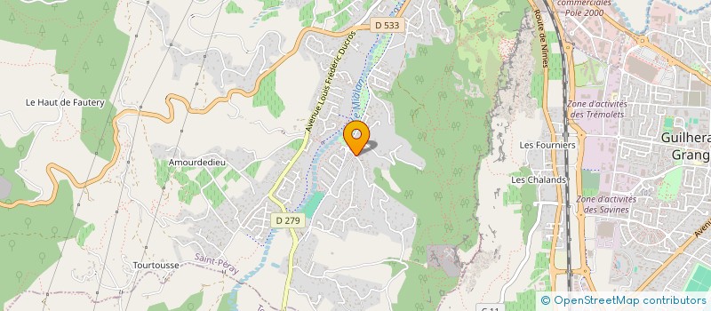 localisation de l'entreprise ECURIE DE CRUSSOL à SAINT-PERAY