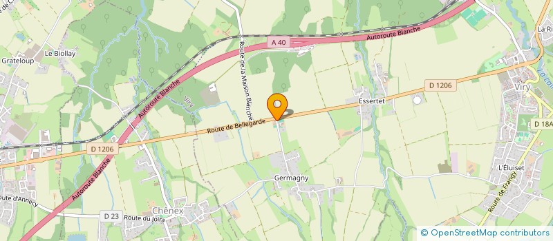 localisation de l'entreprise ECURIE DE GERMAGNY  VIRY