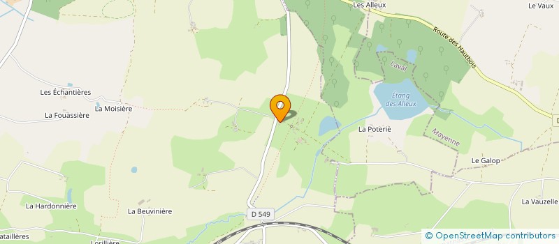localisation de l'entreprise ECURIE DE GRESSE à LA CHAPELLE-ANTHENAISE