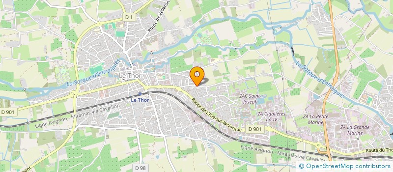 localisation de l'entreprise ECURIE DE JALYS  LE THOR