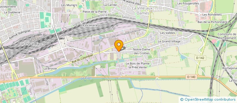 localisation de l'entreprise ECURIE DE L'ARCHE  LA VILLE-AUX-DAMES