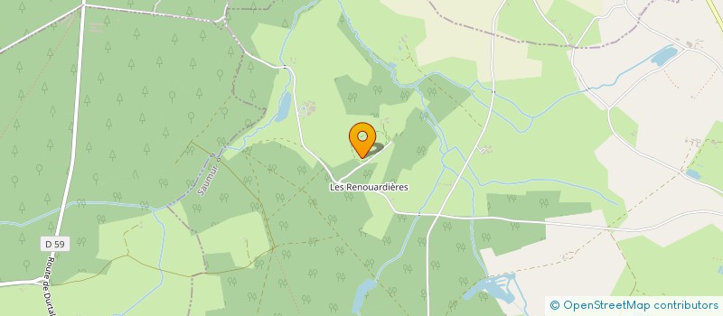 localisation de l'entreprise ECURIE DE L'ARGANCE  BAUGE-EN-ANJOU