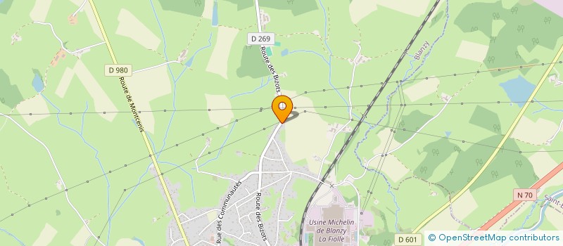 localisation de l'entreprise ECURIE DE L'ENCLOS  BLANZY