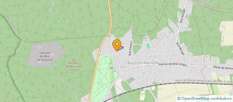 localisation de l'entreprise ECURIE DE L HELIX à BOURRON-MARLOTTE