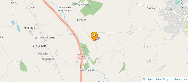 localisation de l'entreprise ECURIE DE LA BELLE CHERE  EVELLYS