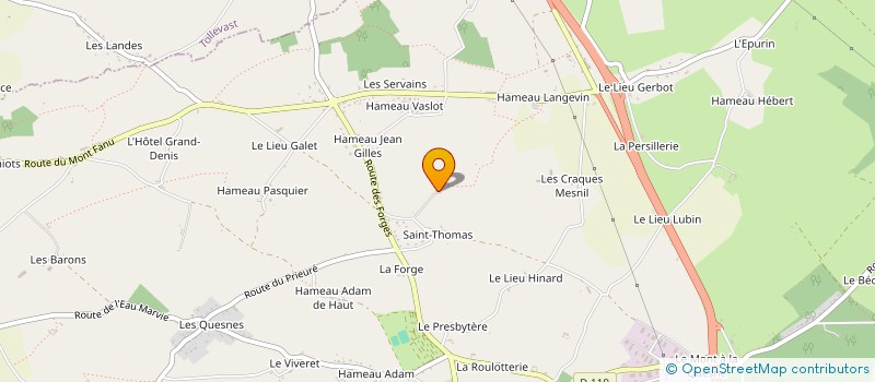 localisation de l'entreprise ECURIE DE LA BESLIERE  BRIX