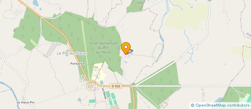 localisation de l'entreprise ECURIE DE LA FRENAIE à LE PIN AU HARAS