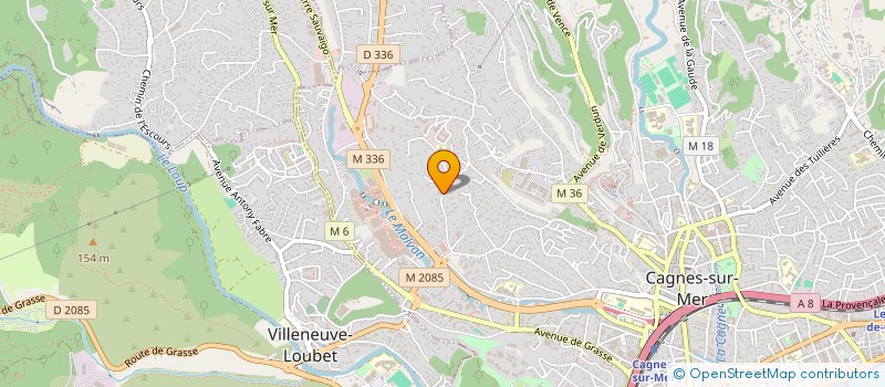 localisation de l'entreprise ECURIE DE LA GUERINIERE à CAGNES-SUR-MER
