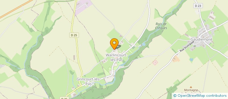 localisation de l'entreprise ECURIE DE LA KILIENNE à WARLINCOURT-LES-PAS