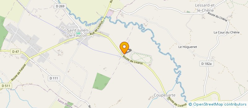 localisation de l'entreprise ECURIE DE LA MILLETIERE  LISORES