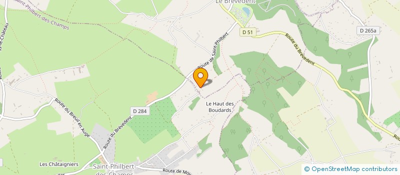 localisation de l'entreprise ECURIE DE LA MOTTE EARL à SAINT ANDRE D'HEBERTOT