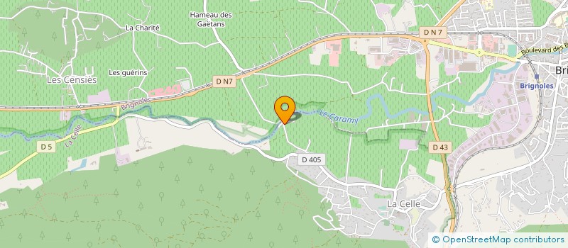 localisation de l'entreprise ECURIE DE LA RIVE AU LOUP  LA CELLE