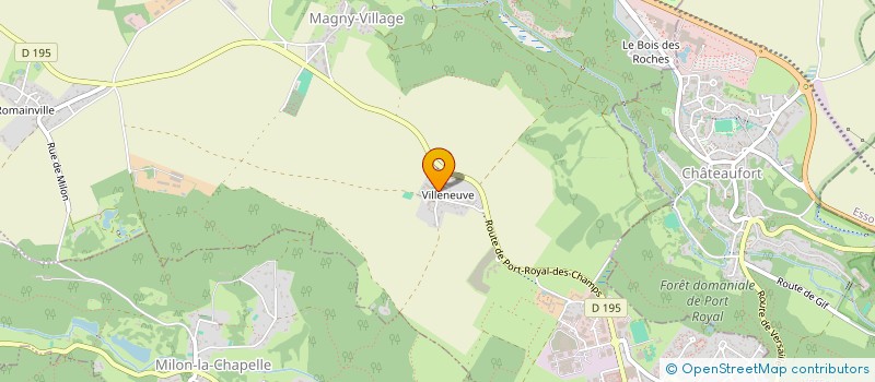 localisation de l'entreprise ECURIE DE LA VALLEE CHEVREUSE à MAGNY-LES-HAMEAUX