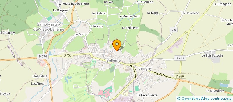 localisation de l'entreprise ECURIE DE LIANGER à MOULINS-LA-MARCHE