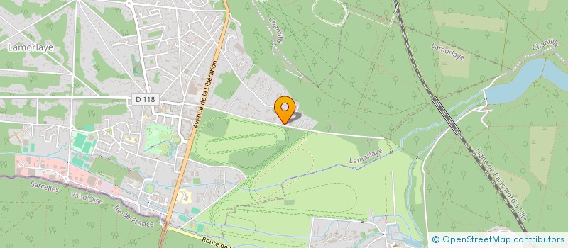 localisation de l'entreprise ECURIE DE LINDA  LAMORLAYE